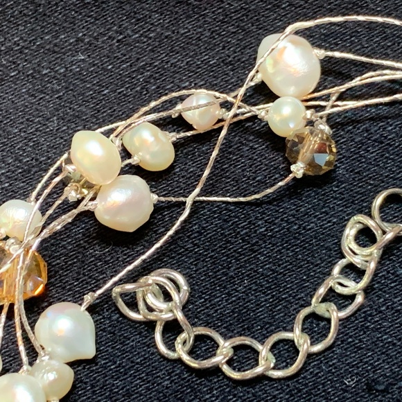 Freshwater Pearl Necklace & Earrings Set - Picture 5 of 6